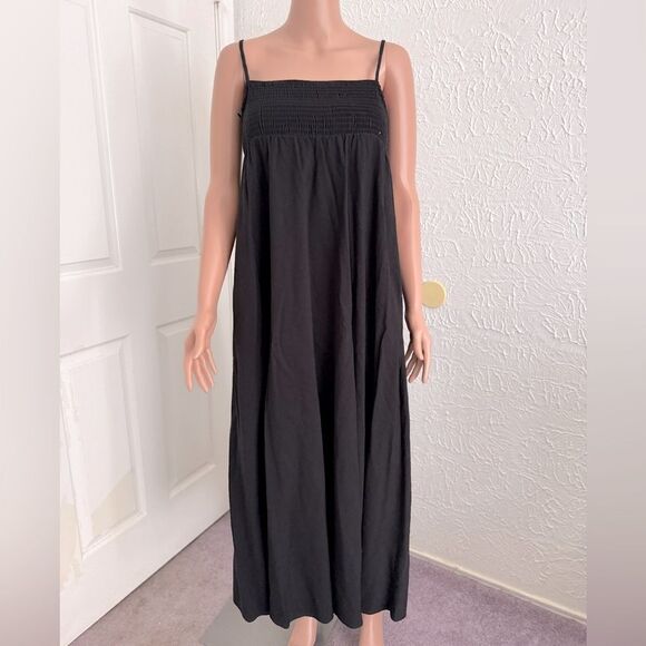 Zara Poplin Maxi Dress Size L NWOT - Picture 1 of 4